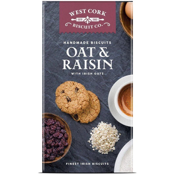 West Cork Biscuit Co. Oat & Raisin 195g