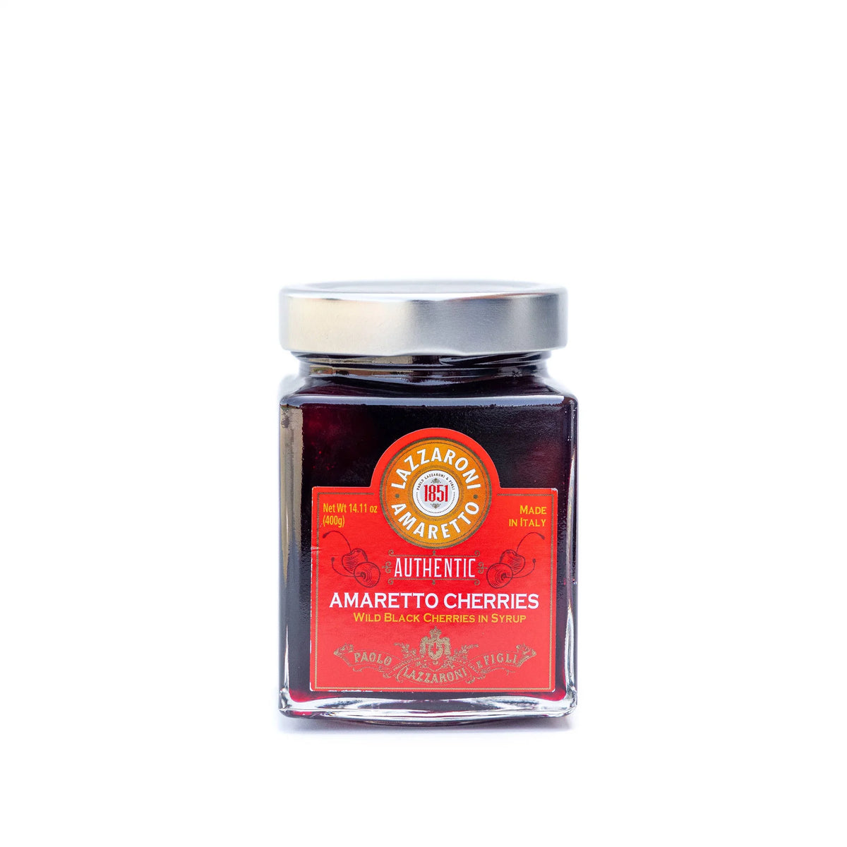 Lazzaroni Authentic Amaretto Cherries 400g