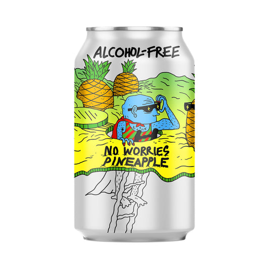 Lervig No Worries Pineapple IPA Non-Alcoholic 330ml