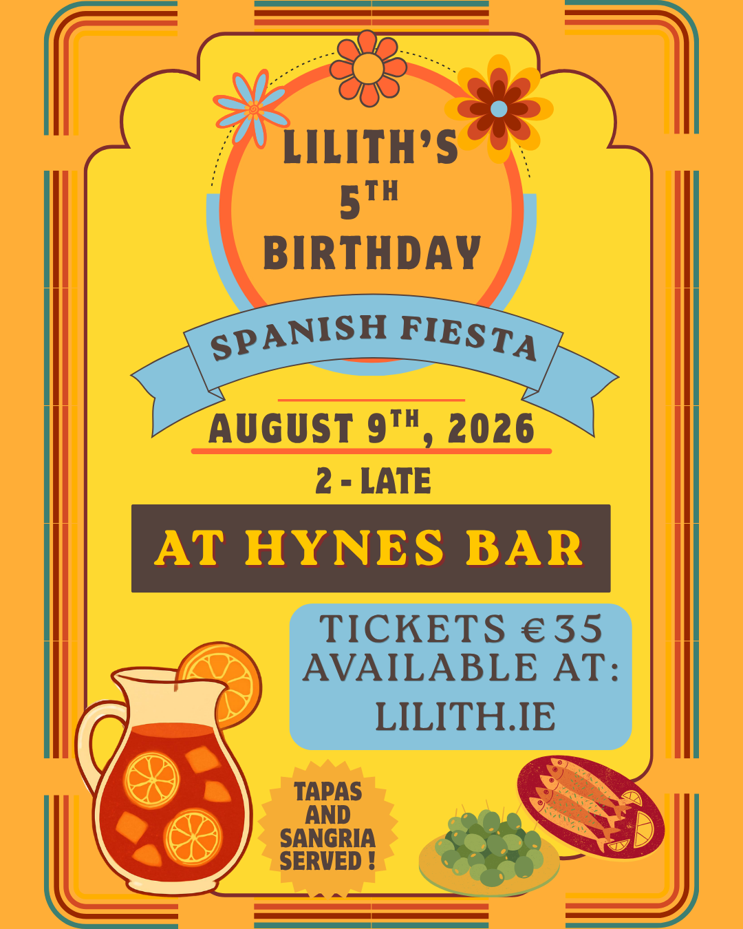 Lilith's 5th Birthday Party Ticket