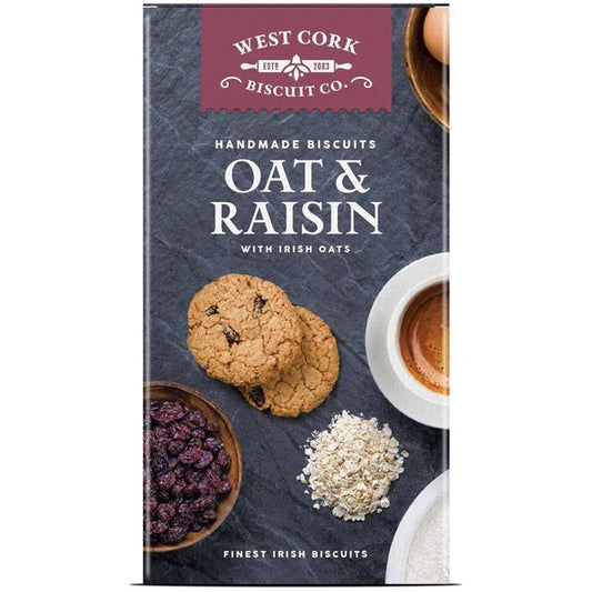 West Cork Biscuit Co. Oat & Raisin 195g